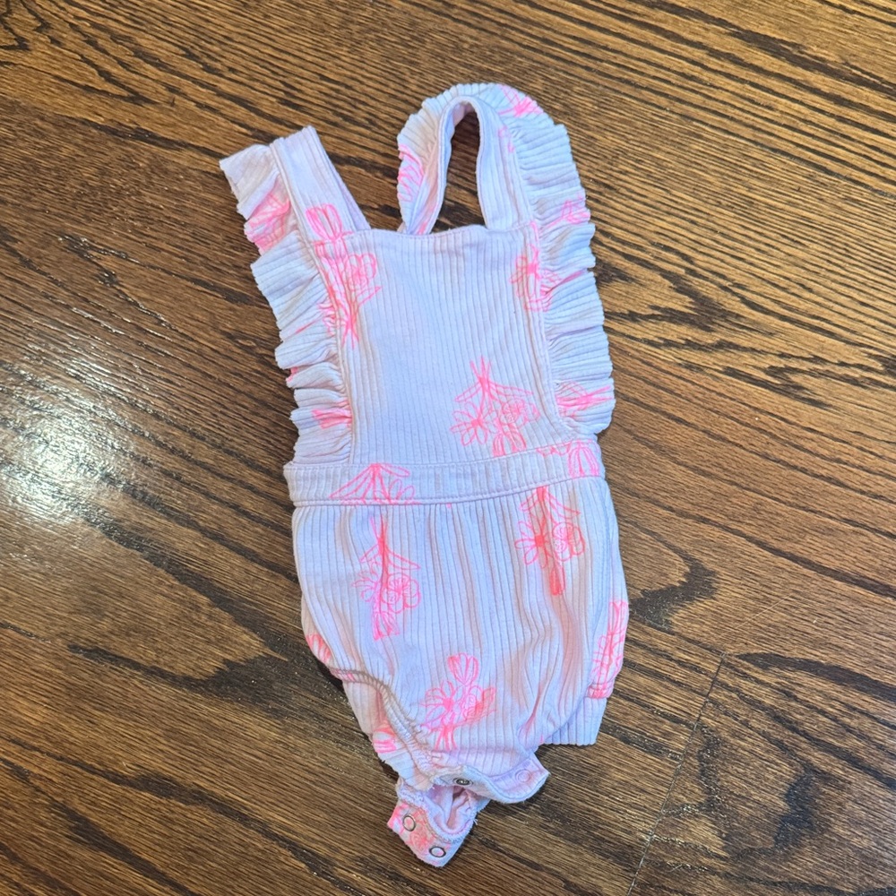 Cat & Jack Pink Floral Kids Bodysuit